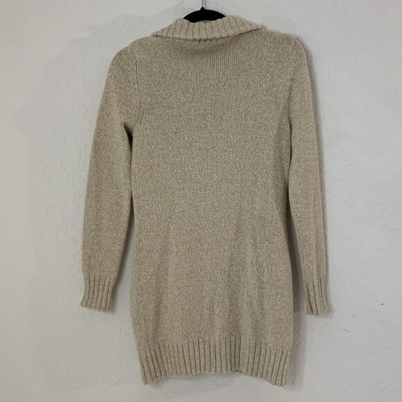 Lauren Ralph Lauren Cardigan Sweater XS Chunky Knit Cotton Rabbit Quiet Luxury - Picture 2 of 7